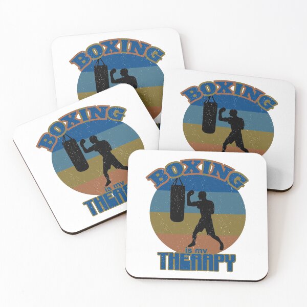 Item preview, Boxing is my therapy. best gift for boxing lovers, boxers, boxing instructors, and boxing coaches designed and sold by Awesome 4 all.