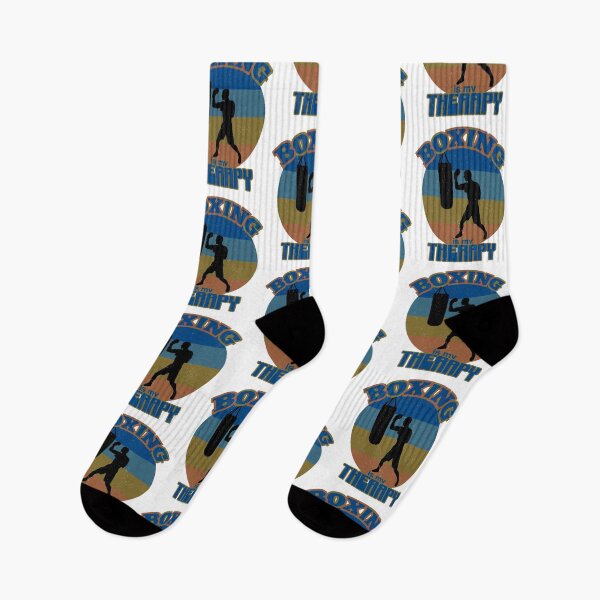 Item preview, Boxing is my therapy. best gift for boxing lovers, boxers, boxing instructors, and boxing coaches designed and sold by Awesome 4 all.