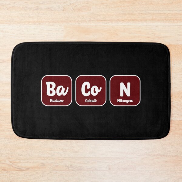 Item preview, Bacon Chemistry Periodic Table Science designed and sold by WarmlyGreetings.