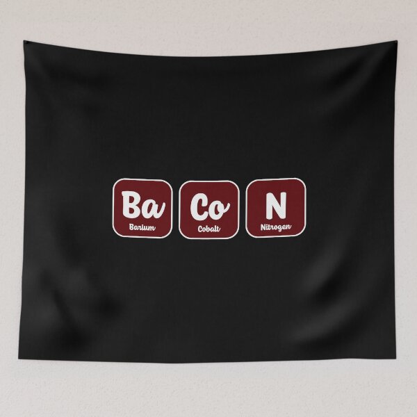 Item preview, Bacon Chemistry Periodic Table Science designed and sold by WarmlyGreetings.