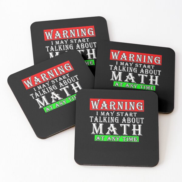 Item preview, Warning I May Start Talking About Math At Any Time Funny Gift Idea designed and sold by majeed10.