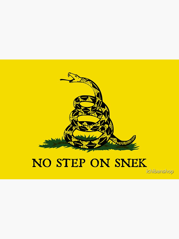 No Step on Snek Flag by ichibanshop