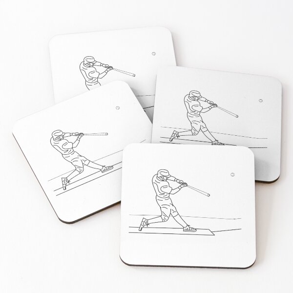 Item preview, Baseball player outline drawing. designed and sold by Jurie Maree.