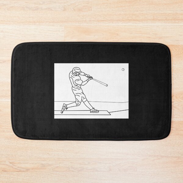 Item preview, Baseball player outline drawing. designed and sold by Jurie Maree.