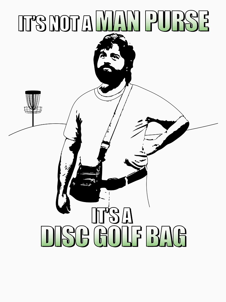 It's Not a Man Purse. It's a Disc Golf Bag. Zipper Pouch for Sale by  flycitydesigns