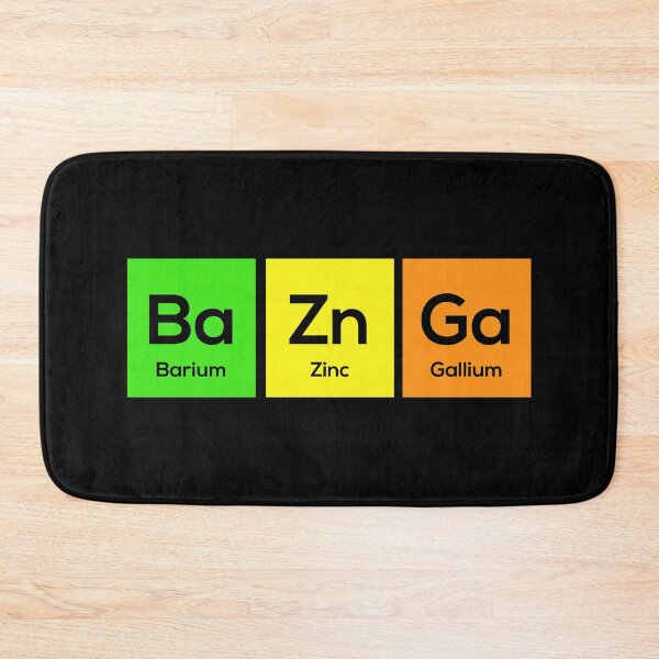 Item preview, Baznga Chemistry Periodic Table Science designed and sold by WarmlyGreetings.