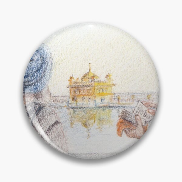 Item preview, Golden Temple Praying  designed and sold by Sukhpal Grewal Ethnic Art.