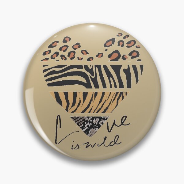 Item preview, Love is Wild Heart designed and sold by Artcraft-Ink.