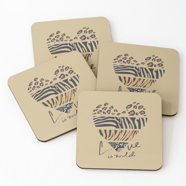 Item preview, Love is Wild Heart designed and sold by Artcraft-Ink.
