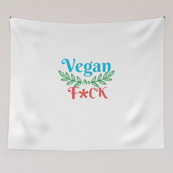Item preview, vegan as f*ck designed and sold by NeverGetsOld.