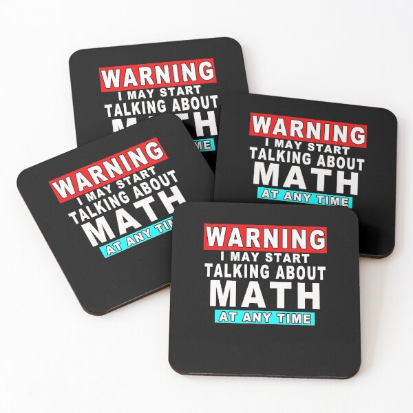 Item preview, Warning I May Start Talking About Math At Any Time Funny Gift Idea designed and sold by majeed10.