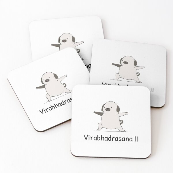 Item preview, Puppy's VIRABHADRASANA  designed and sold by rajputdhavals.