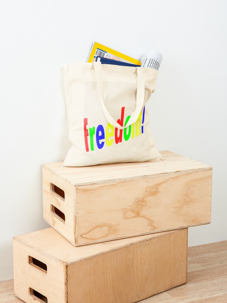Alternate view of freedom Tote Bag