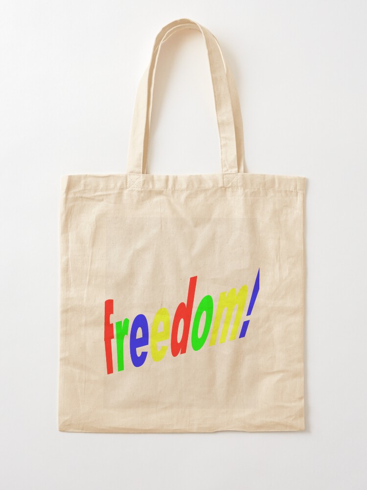 Alternate view of freedom Tote Bag