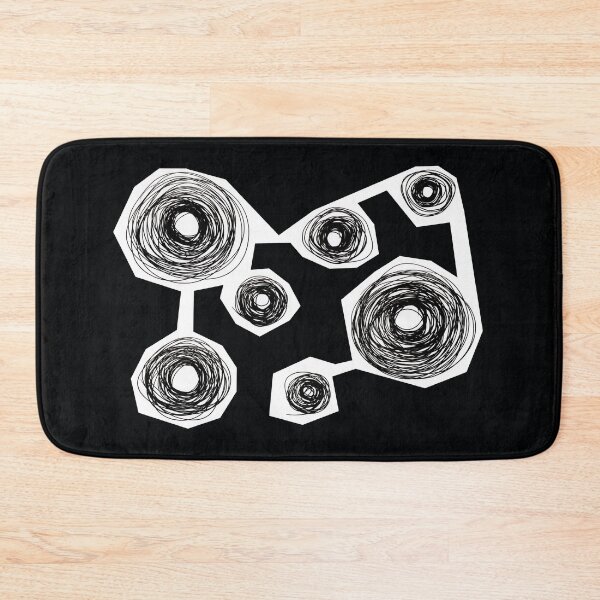 Item preview, Polygons in black with Circles designed and sold by Istvan Ocztos.