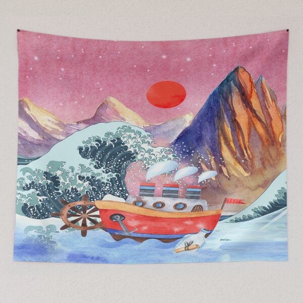 Item preview, The Great Wave designed and sold by virilamissa.
