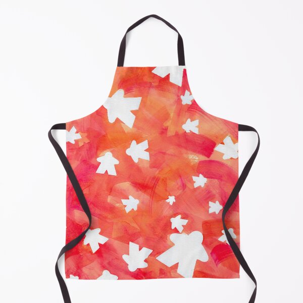 Item preview, Game Room Decor | Red and Orange Meeple designed and sold by Zab Butler Design.