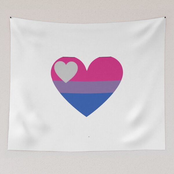 Item preview, Pride Flag Heart - Biromantic Pride - White Background designed and sold by thesassypanda.