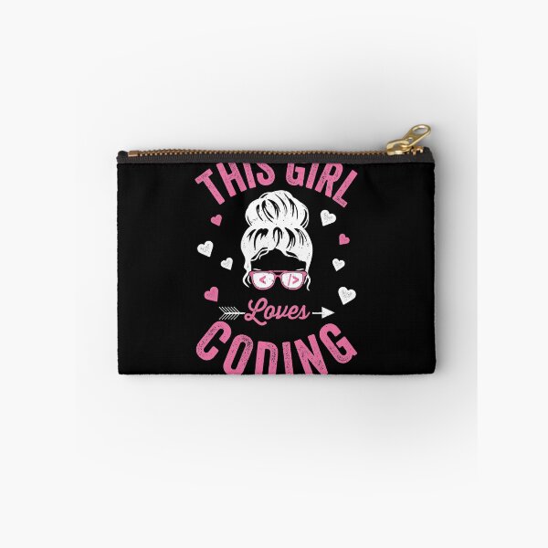 Item preview, This Girl Loves Coding designed and sold by VDKMerch.