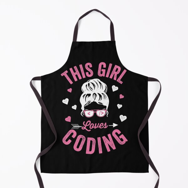 Item preview, This Girl Loves Coding designed and sold by VDKMerch.