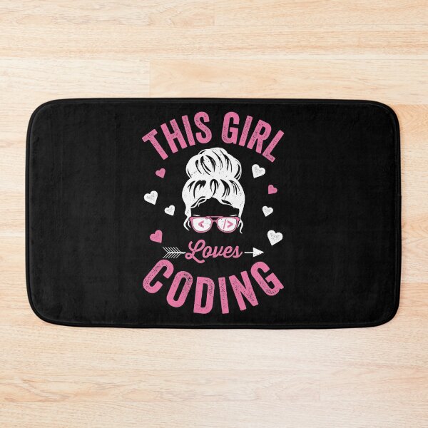 Item preview, This Girl Loves Coding designed and sold by VDKMerch.
