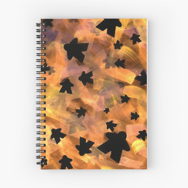 Item preview,  Halloween Game Room Decor | Black and Orange Meeple designed and sold by Zab Butler Design.