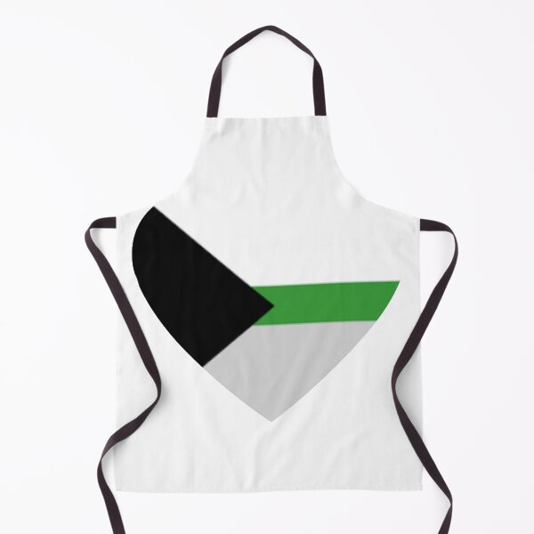Item preview, Pride Flag Heart - Demiromantic Pride - White Background designed and sold by thesassypanda.