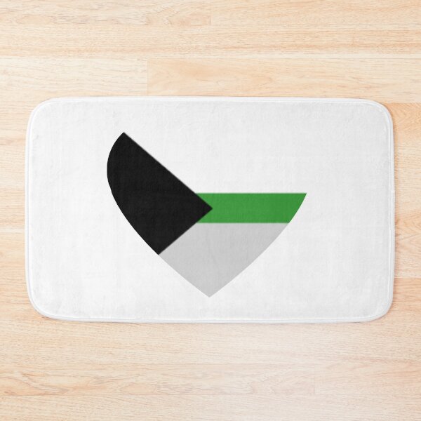 Item preview, Pride Flag Heart - Demiromantic Pride - White Background designed and sold by thesassypanda.