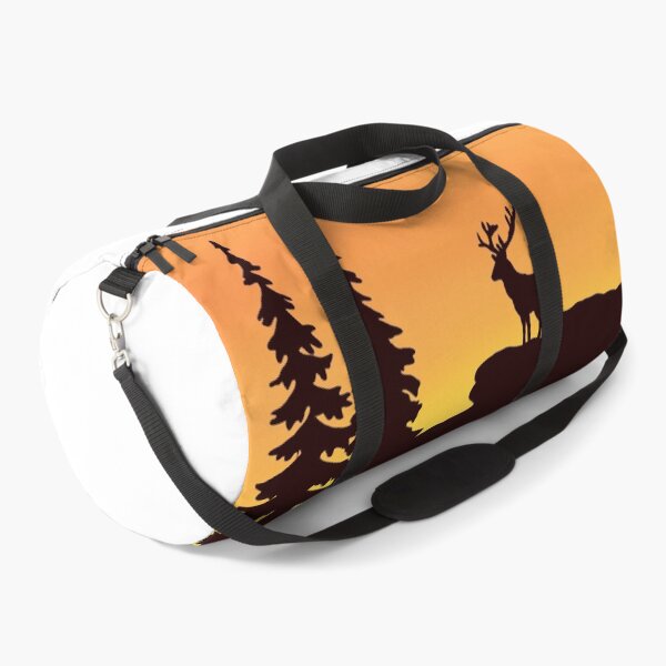 Item preview, Reindeer's silhouette with beautiful trees and sky,  designed and sold by Ani1111.