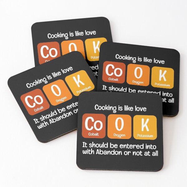 Item preview, Cook Food Lover Chemistry Periodic Table Science Humor designed and sold by WarmlyGreetings.