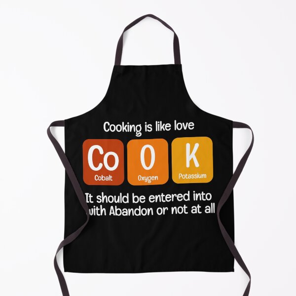 Artikelvorschau, Cook Food Lover Chemie Periodensystem Wissenschaft Humor entworfen und verkauft von WarmlyGreetings.