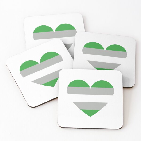 Item preview, Pride Flag Heart - Greyromantic Pride - White Background designed and sold by thesassypanda.