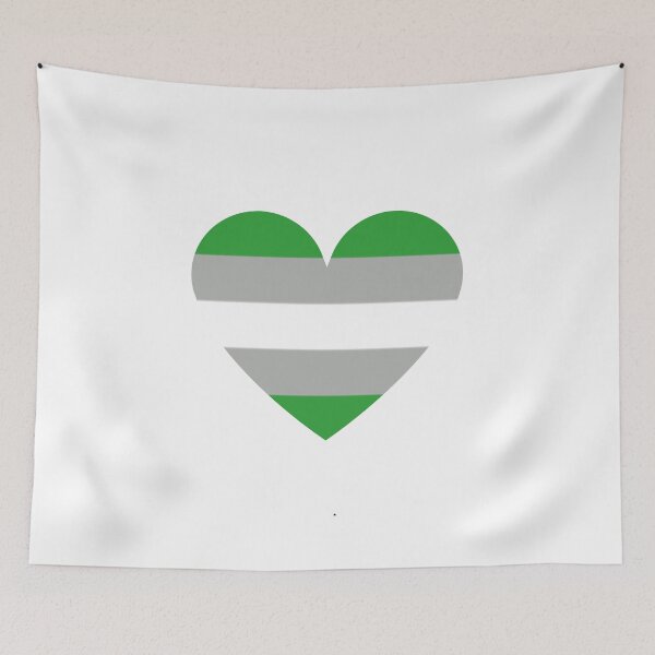 Item preview, Pride Flag Heart - Greyromantic Pride - White Background designed and sold by thesassypanda.