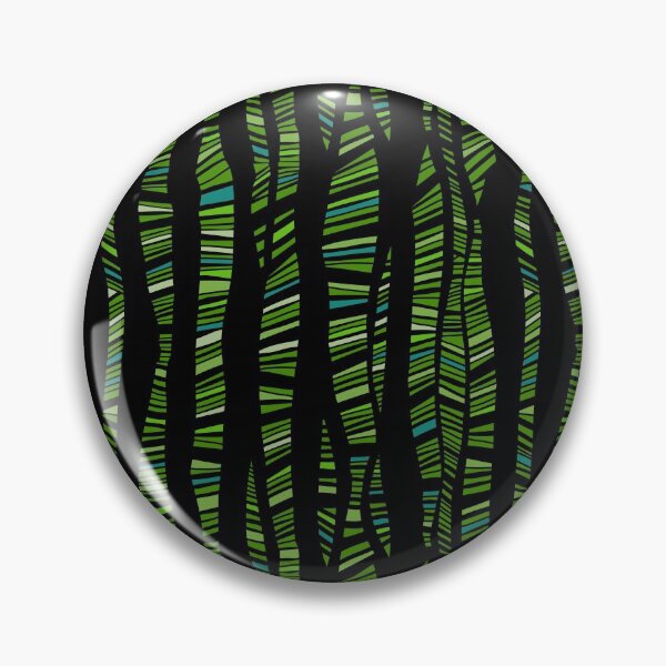 Item preview, Geometric Jungle Lines - Forest Green Palette designed and sold by Sketchbook Designs.