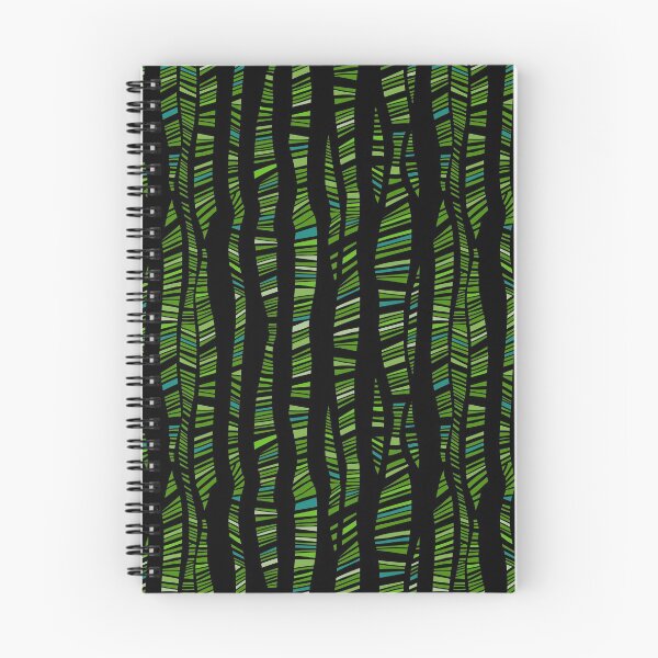 Item preview, Geometric Jungle Lines - Forest Green Palette designed and sold by Sketchbook Designs.