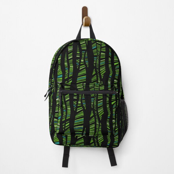 Item preview, Geometric Jungle Lines - Forest Green Palette designed and sold by Sketchbook Designs.