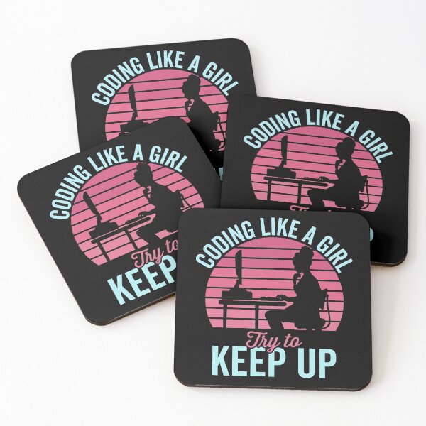 Item preview, I Code Like A Girl Try To Keep Up designed and sold by VDKMerch.