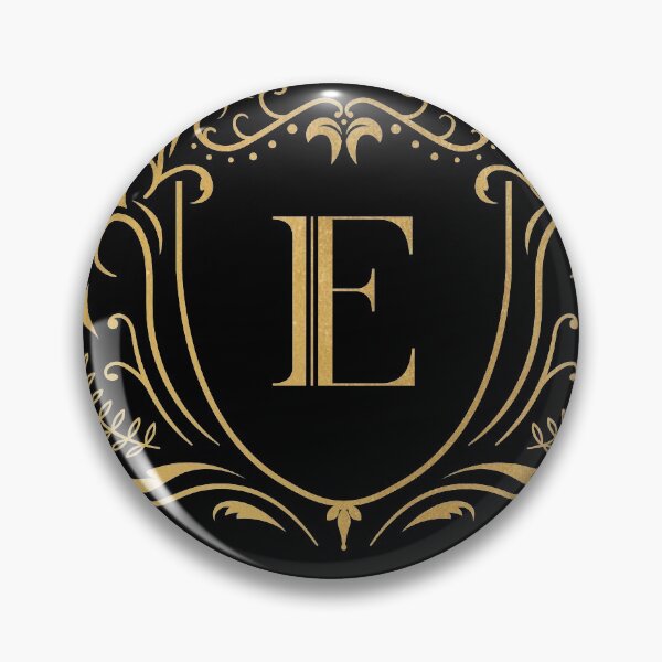 Artikelvorschau, E Monogramm, Buchstabe E, Initiale, Emblem | Gold entworfen und verkauft von rattob.