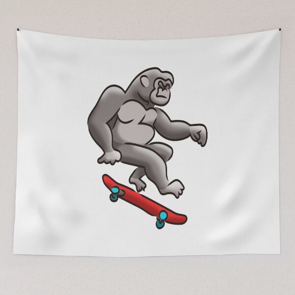 Item preview, Gorilla skateboarding designed and sold by Xdelacra.
