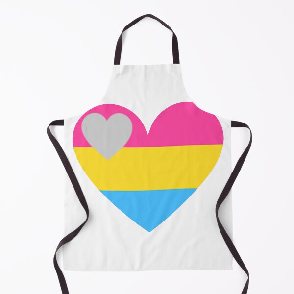 Item preview, Pride Flag Heart - Panromantic Pride - White Background designed and sold by thesassypanda.