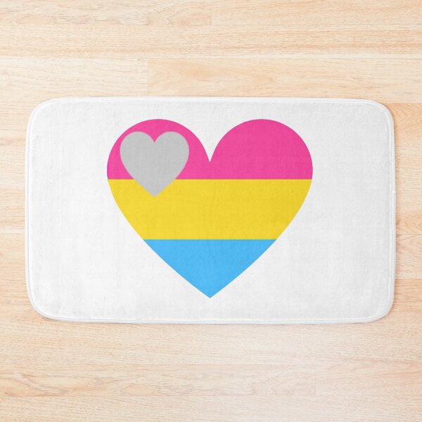 Item preview, Pride Flag Heart - Panromantic Pride - White Background designed and sold by thesassypanda.