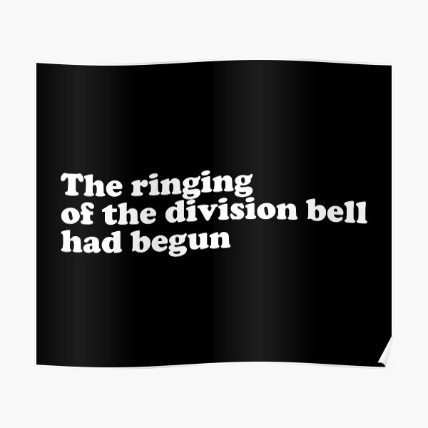 The Division Bell Posters Redbubble