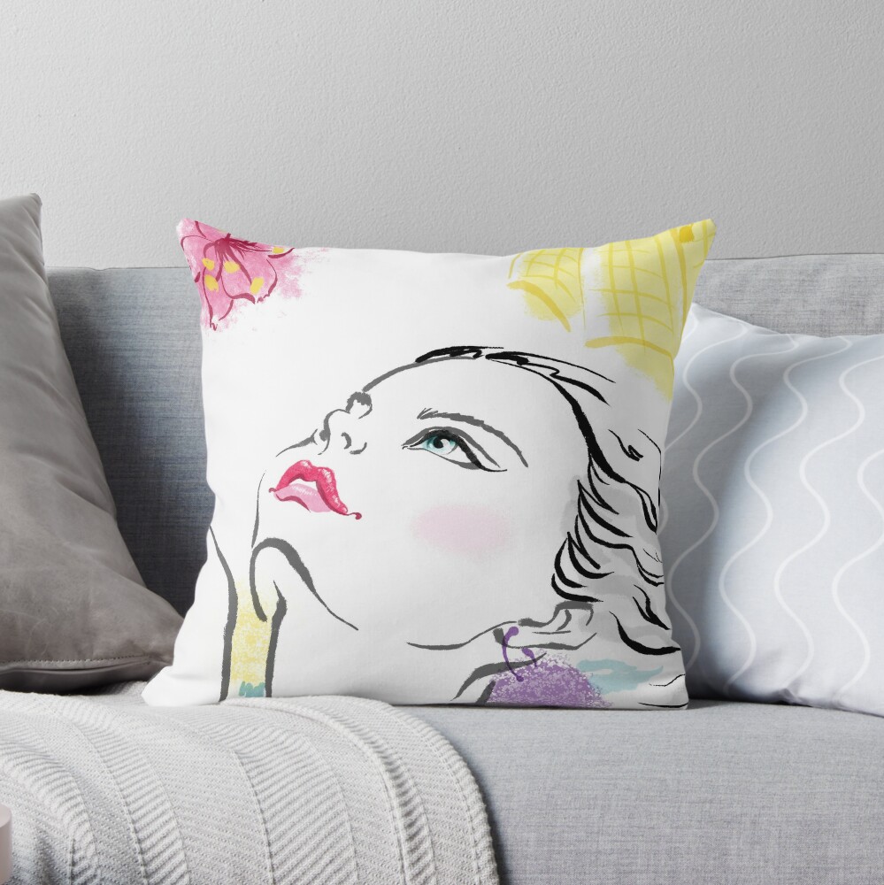 Item preview, Throw Pillow designed and sold by Tata-Dushan.