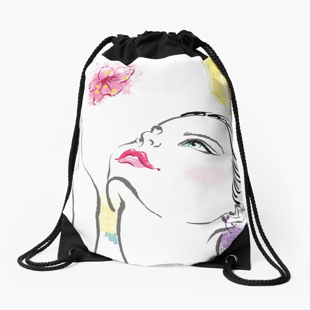Item preview, Drawstring Bag designed and sold by Tata-Dushan.