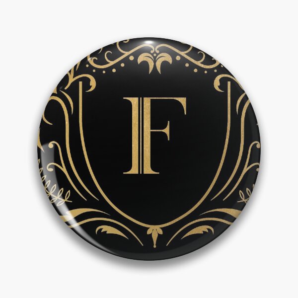 Artikelvorschau, F Monogramm, Buchstabe F, Initiale, Emblem | Gold entworfen und verkauft von rattob.