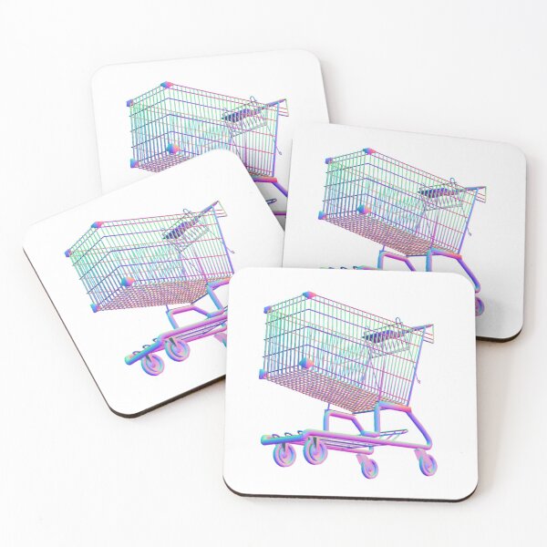 Item preview, Vaporwave Shopping Money Sticker designed and sold by stickertopic.