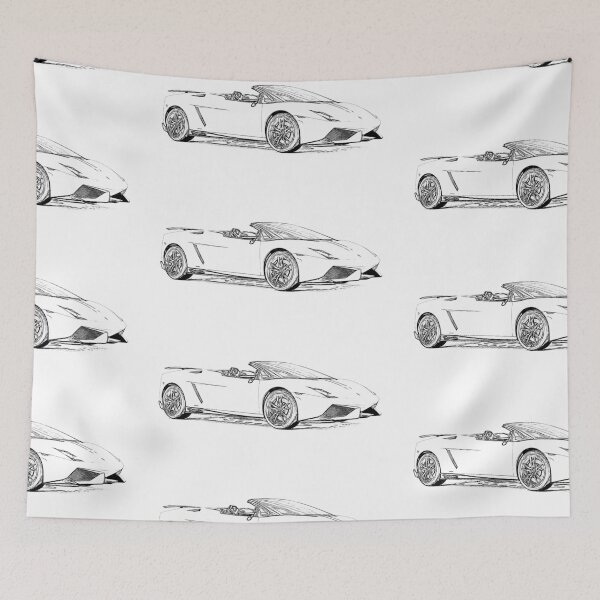 Item preview, Gallardo Spyder Wireframe designed and sold by Auto-Prints.