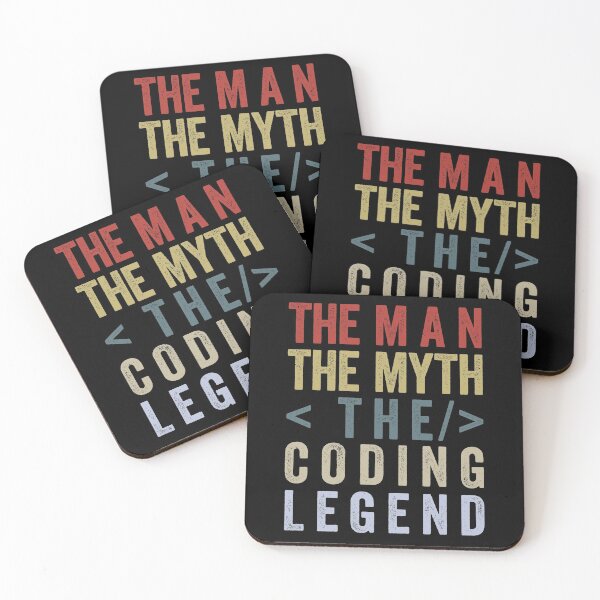 Item preview, The Man The Myth The Coding Legend designed and sold by VDKMerch.