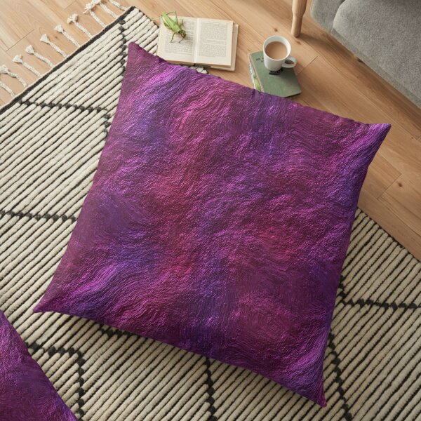 Multicolored,stone effects on Floor Pillow