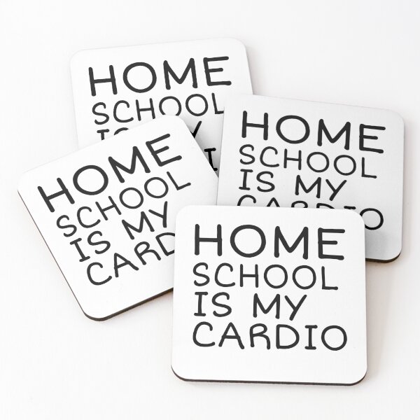 Artikelvorschau, HOME Schule ist mein Cardio, lustiges Schulhemd, lustiges Hemd, Online-Schule entworfen und verkauft von ASsi-Eve.